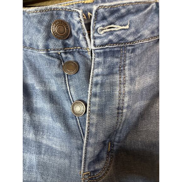 American Eagle Tomgirl Distressed Jeans, Size 12 Regular - Picture 2 of 8